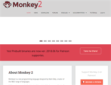 Tablet Screenshot of monkeycoder.co.nz